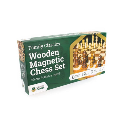 Wooden Magnetic Chess Set - 30 cm