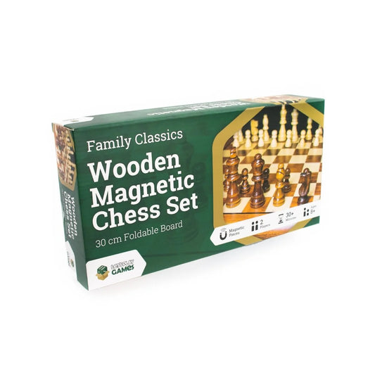 Wooden Magnetic Chess Set - 30 cm