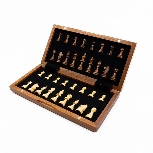 Wooden Magnetic Chess Set - 30 cm