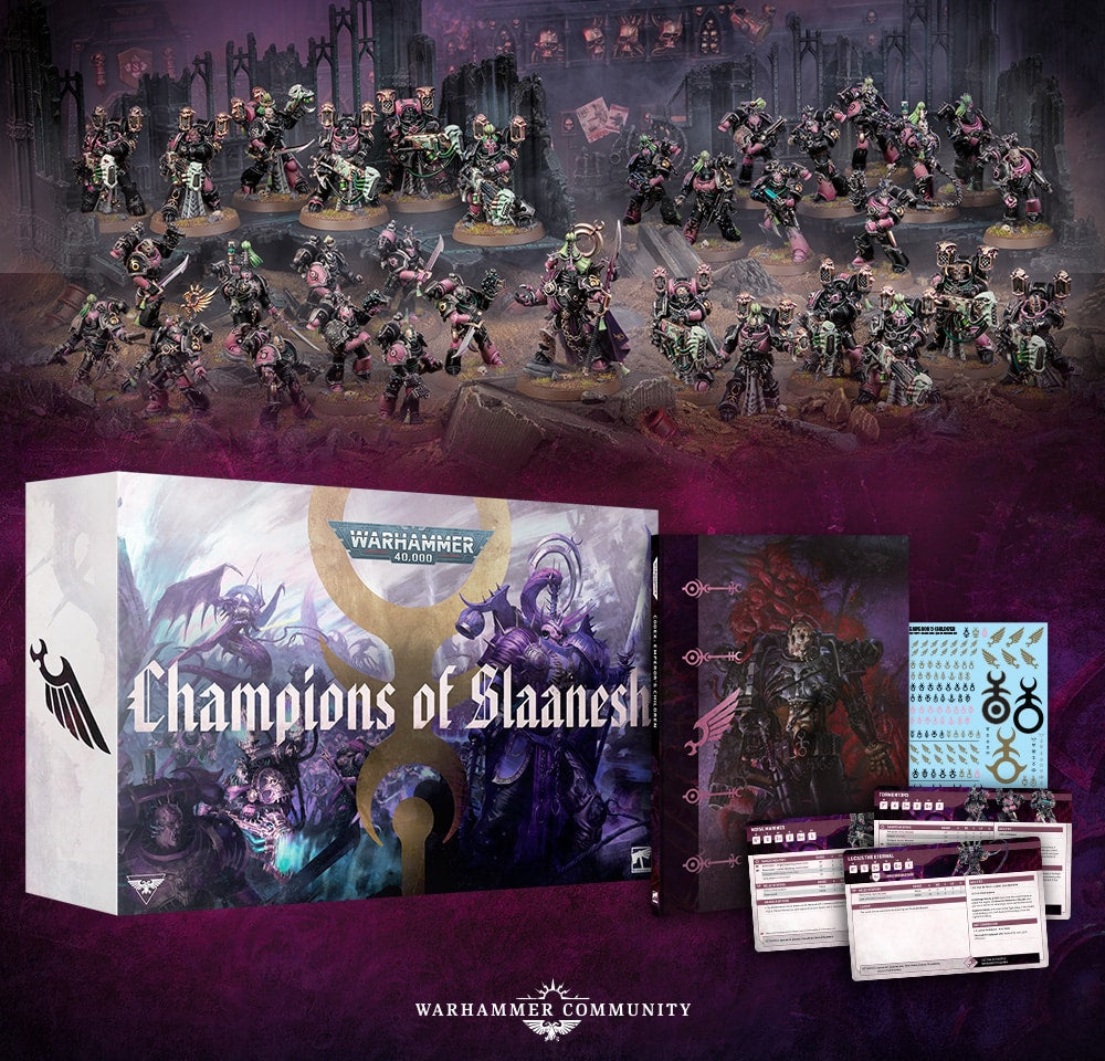 40K - Emperor's Children, Champions of Slaanesh Army Box