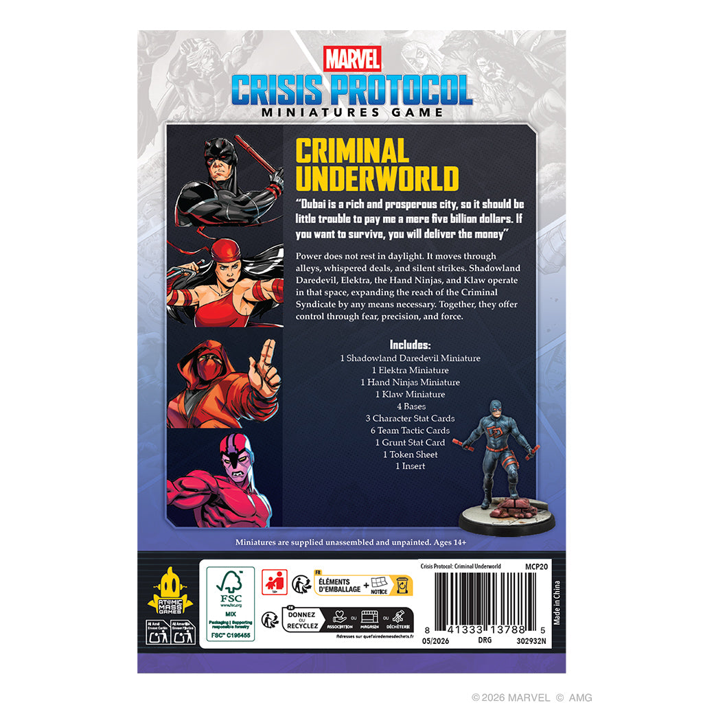 Marvel Crisis Protocol - Criminal Underworld