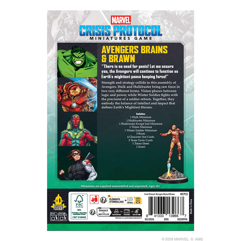 Marvel Crisis Protocol - Brains & Brawn Character Pack