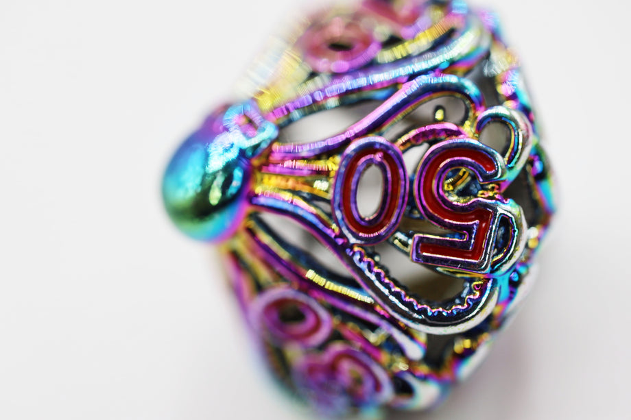 Foam Brain - Mind Eater: Mythic - Hollow Metal RPG Dice Set