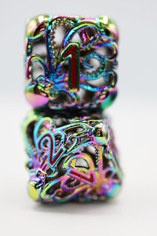 Foam Brain - Mind Eater: Mythic - Hollow Metal RPG Dice Set