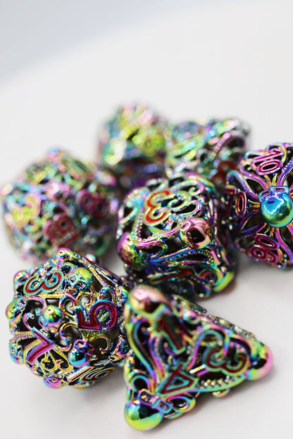 Foam Brain - Mind Eater: Mythic - Hollow Metal RPG Dice Set