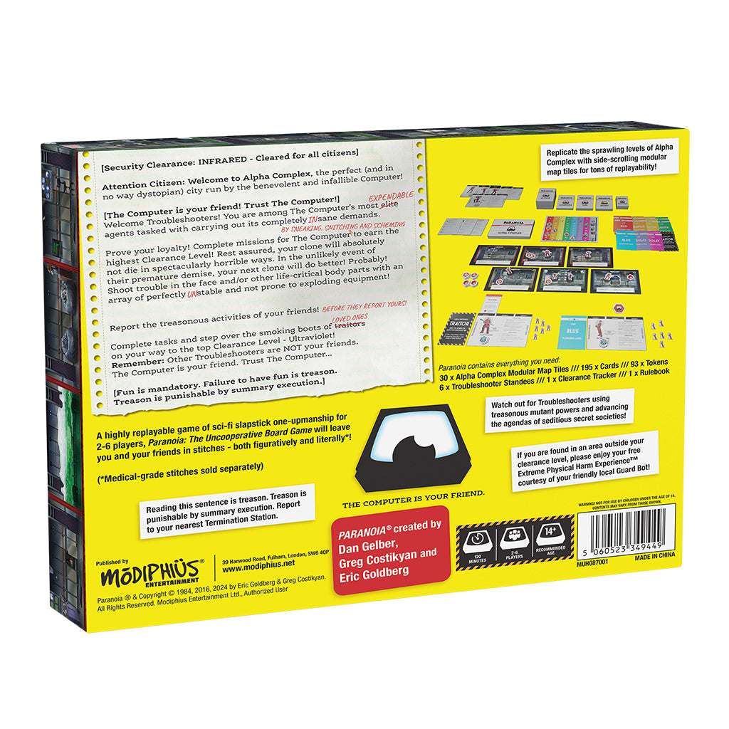 Paranoia, The Uncooperative Board Game