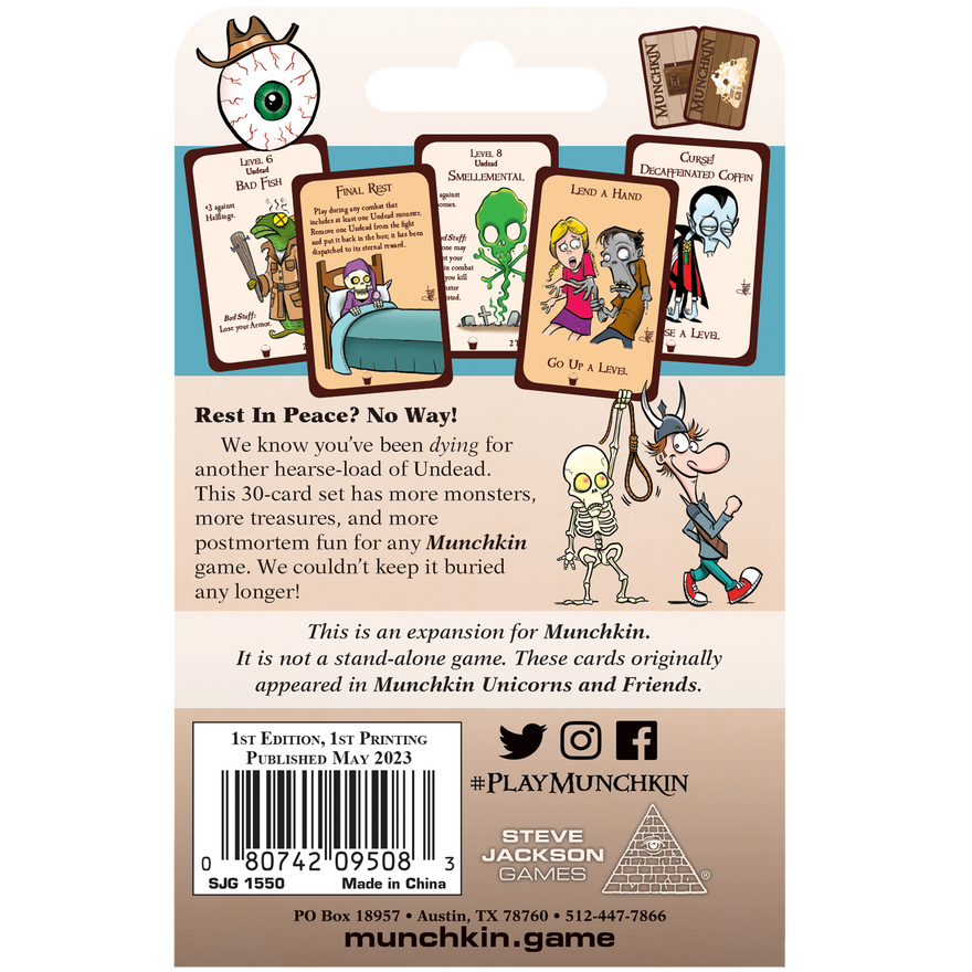 Steve Jackson Games - Munchkin, Deathly Pail