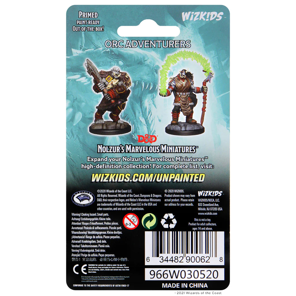 D&D Nolzur’s Marvelous Miniatures: W12 - Orc Adventurers