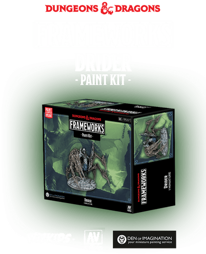 D&D Nolzur's Marvelous Minatures: Paint Night Kit - Drider