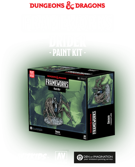 D&D Nolzur's Marvelous Minatures: Paint Night Kit - Drider