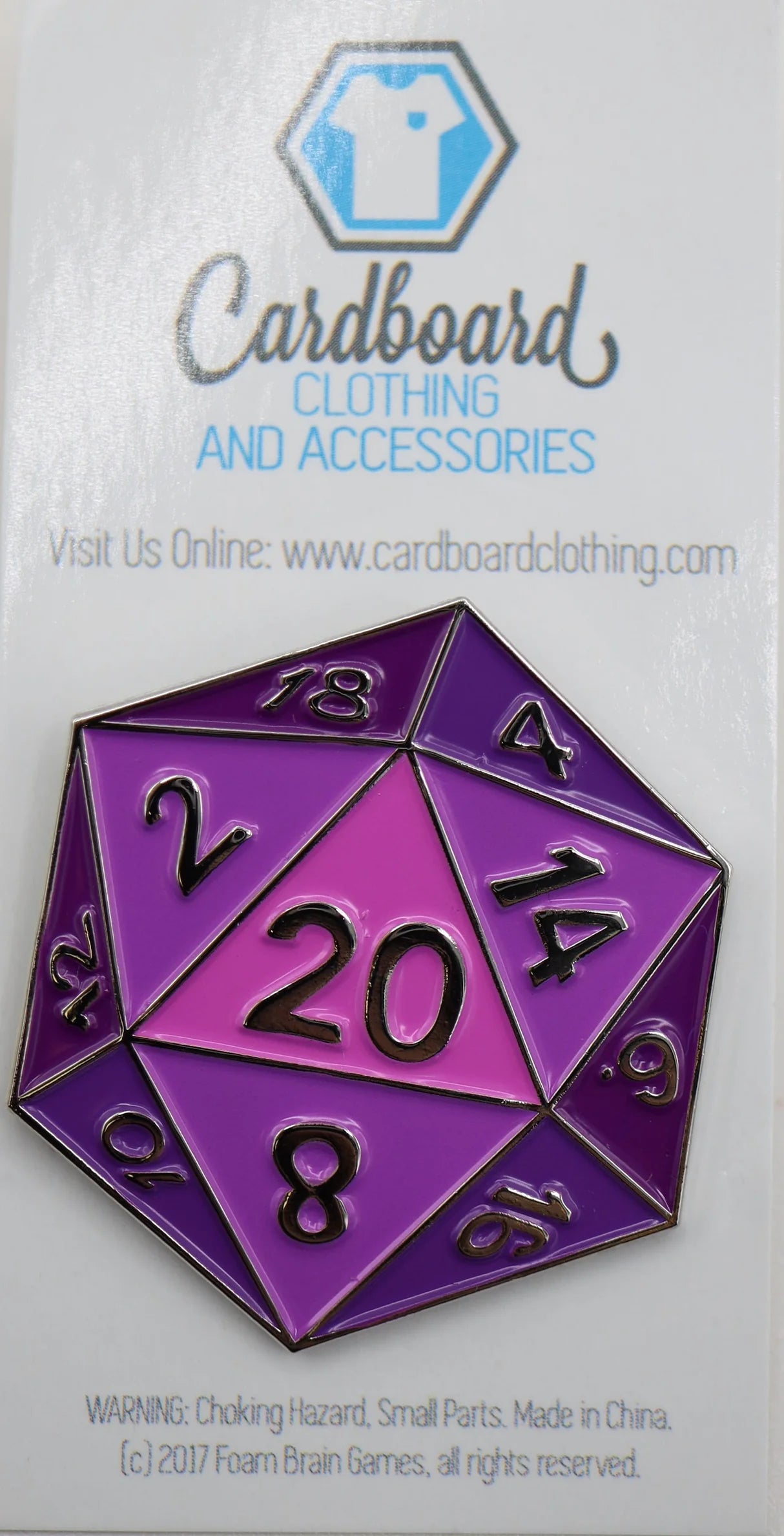 D20 Pin: Purple