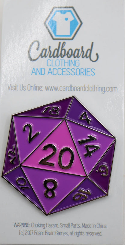 D20 Pin: Purple