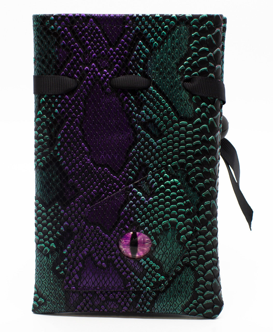 Dragon Eye RPG DnD Dice Bag: Spectral Dragon - Purple & Green