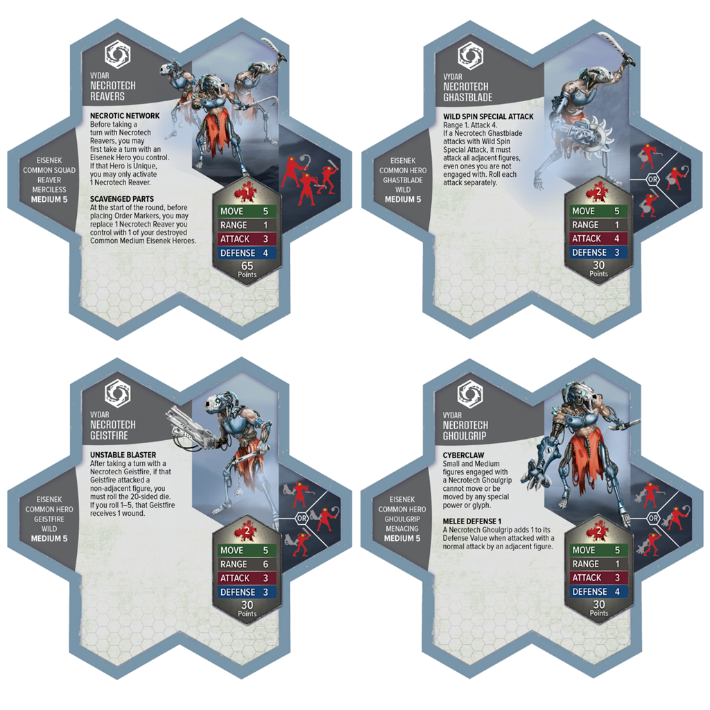 Heroscape: Upgraded Necrotech Reavers Army Expansion