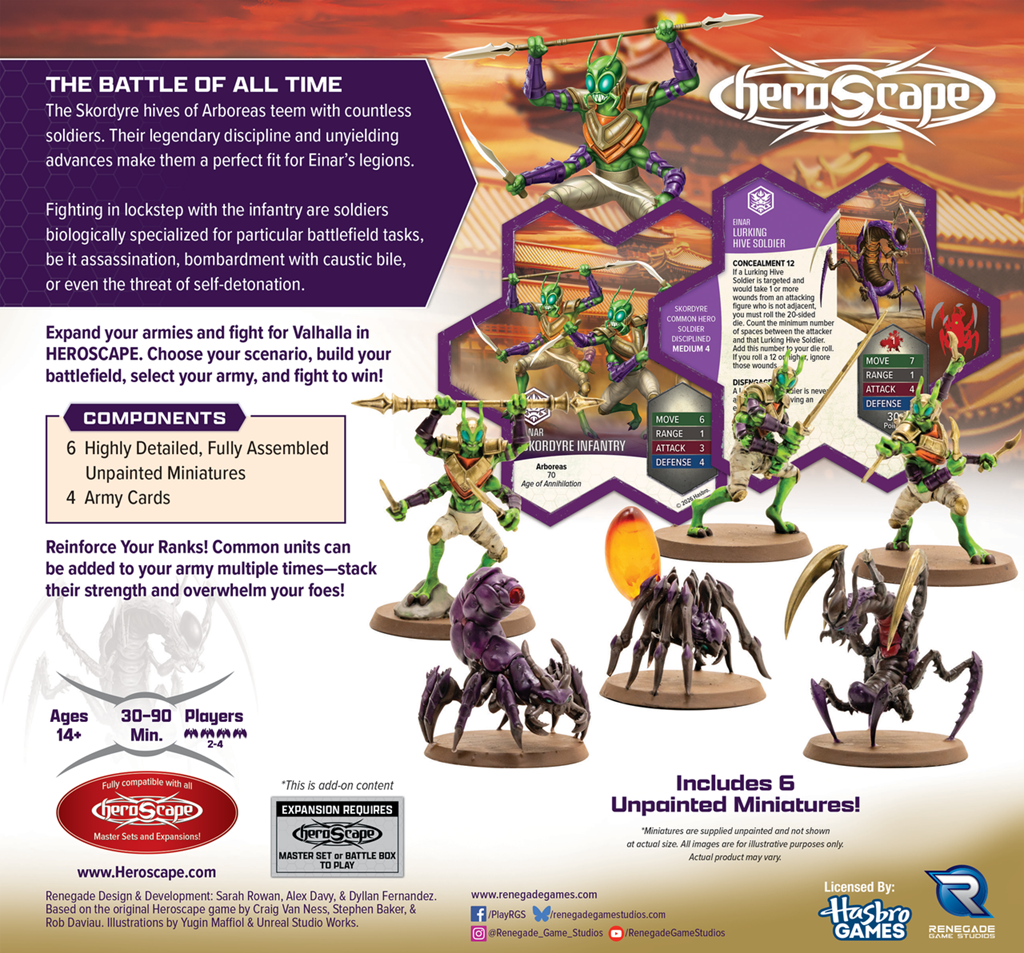 Heroscape: Skordyre Soldiers Army Expansion