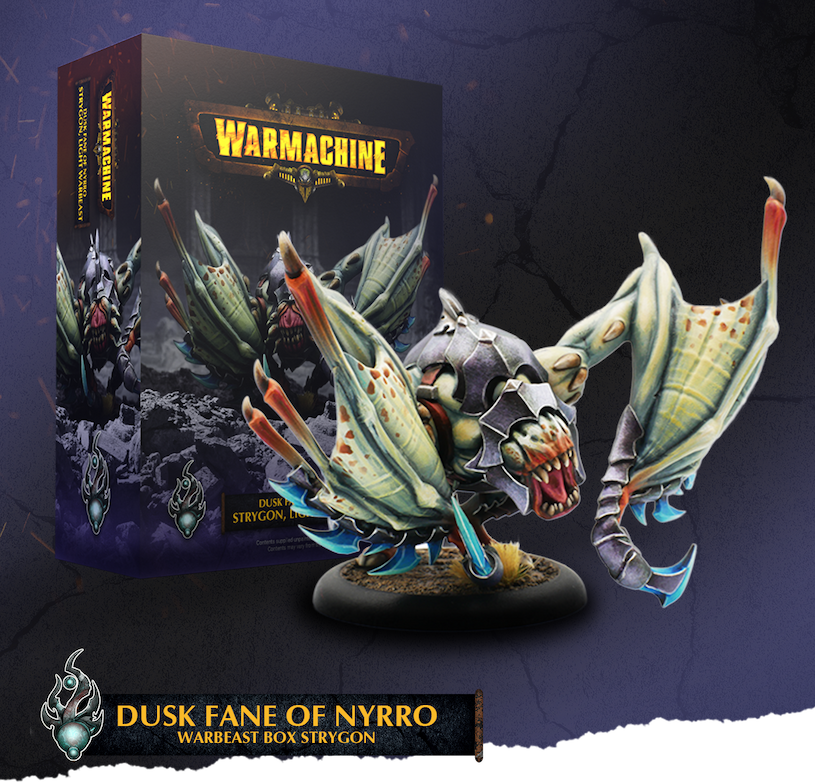 Warmachine: Dusk Fane of Nyrro - Strygon, Light Warbeast
