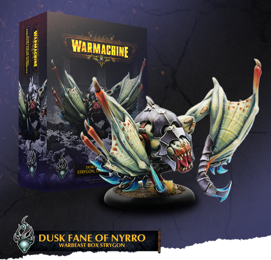 Warmachine: Dusk Fane of Nyrro - Strygon, Light Warbeast