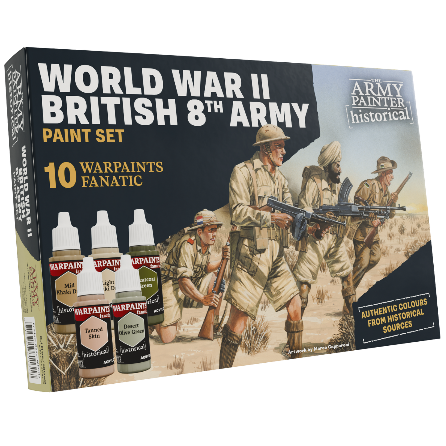 Army Painter Historical: World War II British 8th Army Paint Set