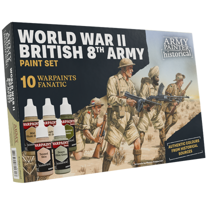 Army Painter Historical: World War II British 8th Army Paint Set