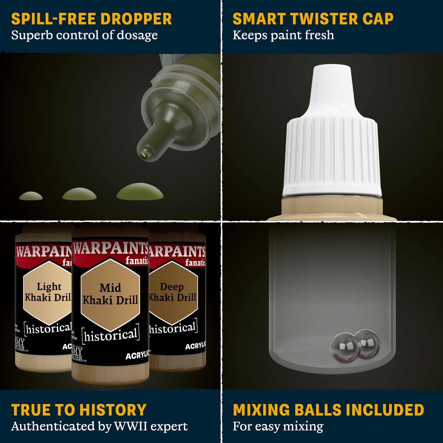Army Painter Historical: World War II British 8th Army Paint Set