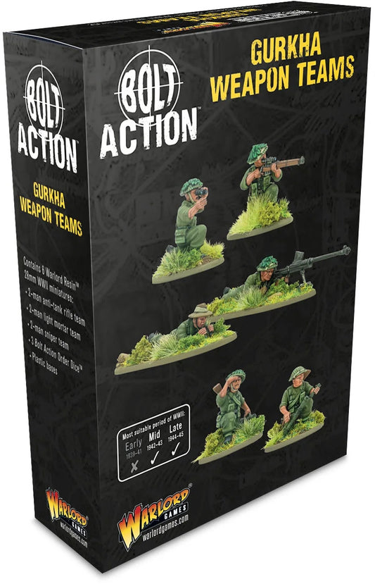Bolt Action: Gurkha Weapon Teams