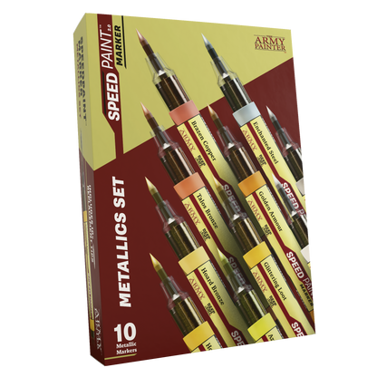 The Army Painter: Speedpaint Marker, Metallics Set