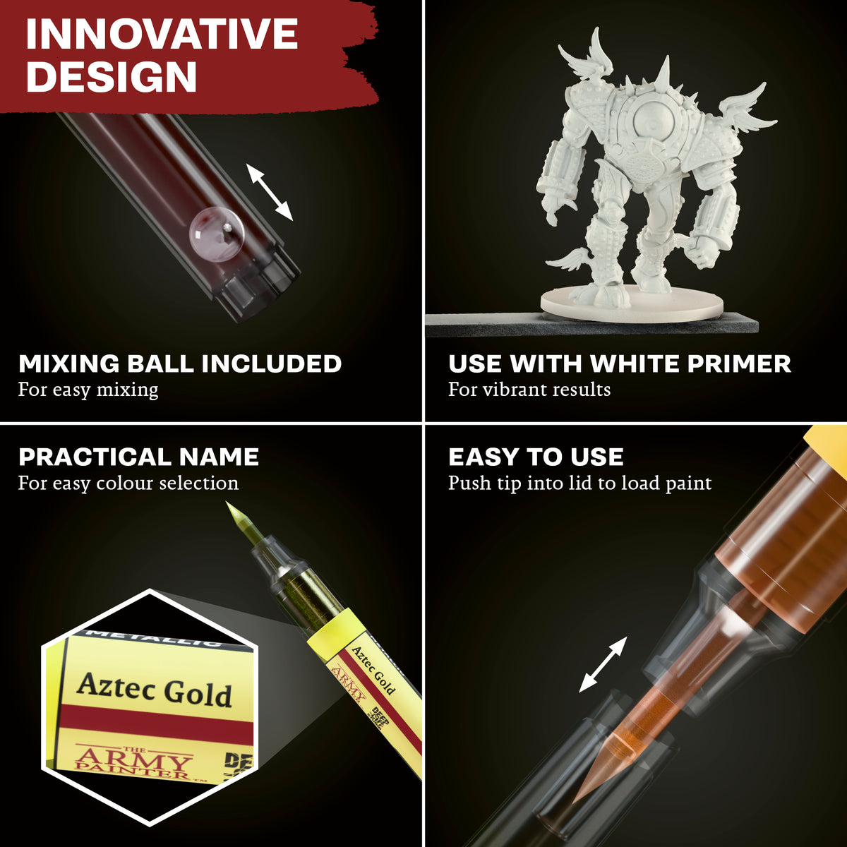 The Army Painter: Speedpaint Marker, Metallics Set