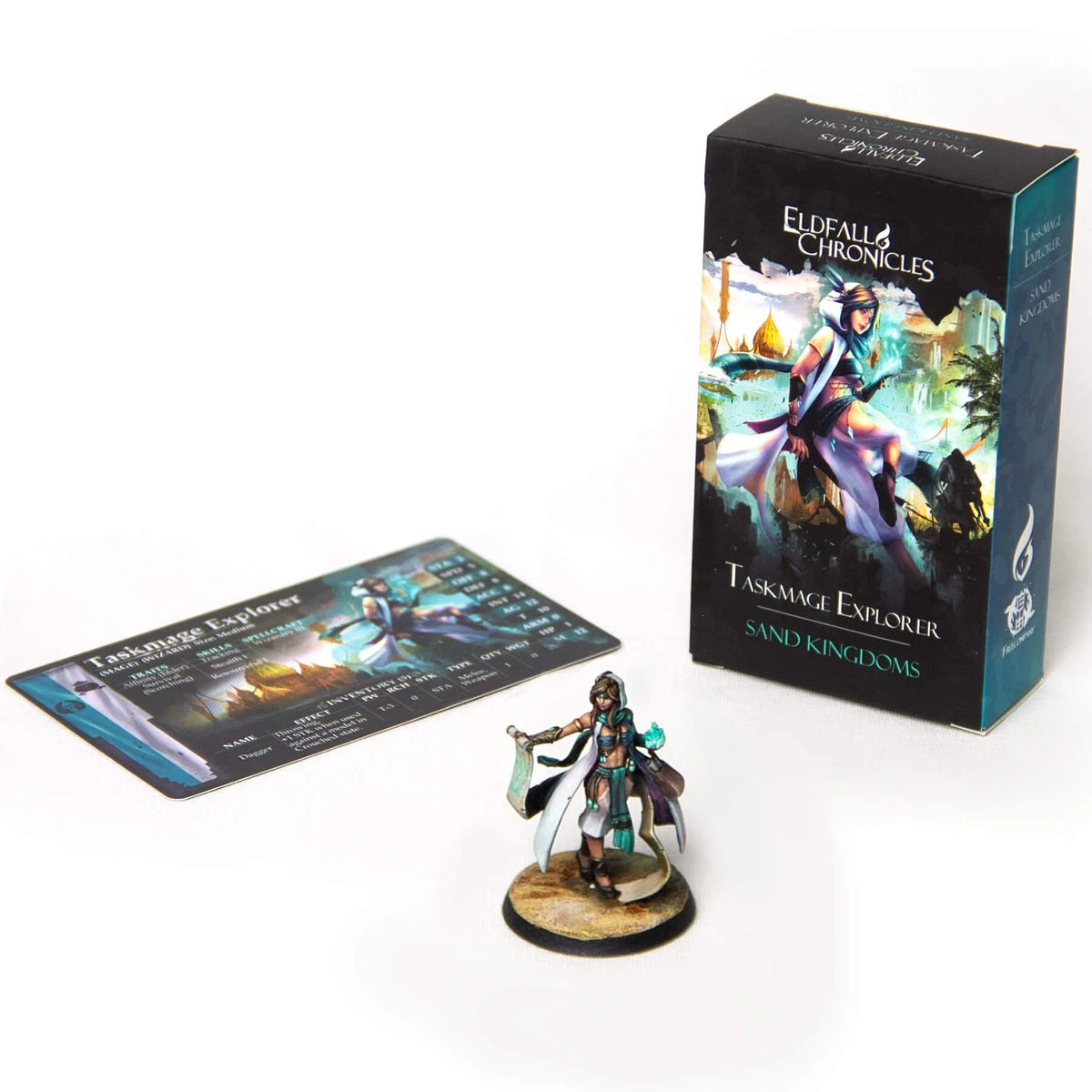 Eldfall Chronicles Skirmish Wargame: Sand Kingdoms - Taskmage Explorer