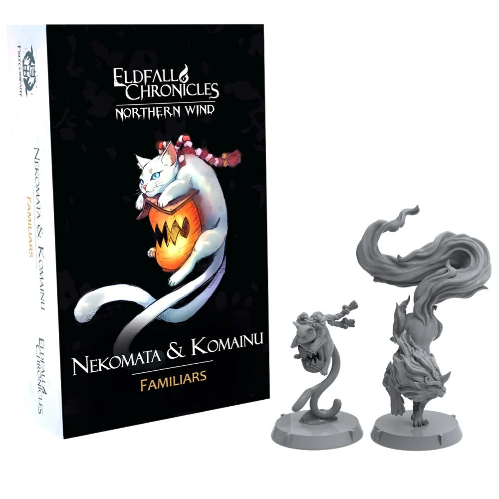 Eldfall Chronicles Skirmish Wargame: Nekomata & Komainu