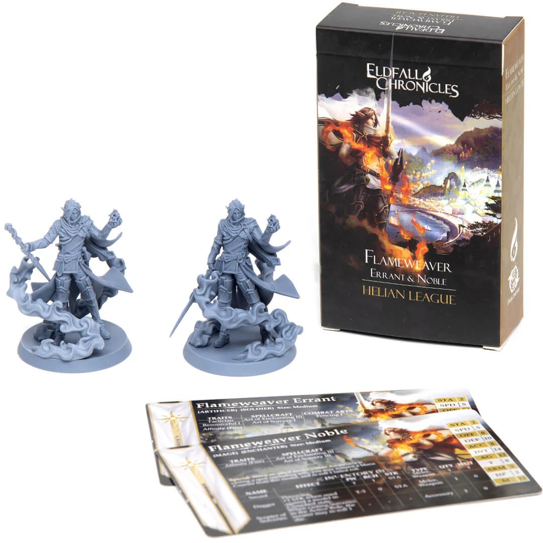 Eldfall Chronicles Skirmish Wargame: Helian League - Flameweaver (noble/errant)