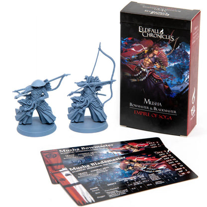 Eldfall Chronicles Skirmish Wargame: Empire of Soga - Musha (Blademaaster/Bowmaster)