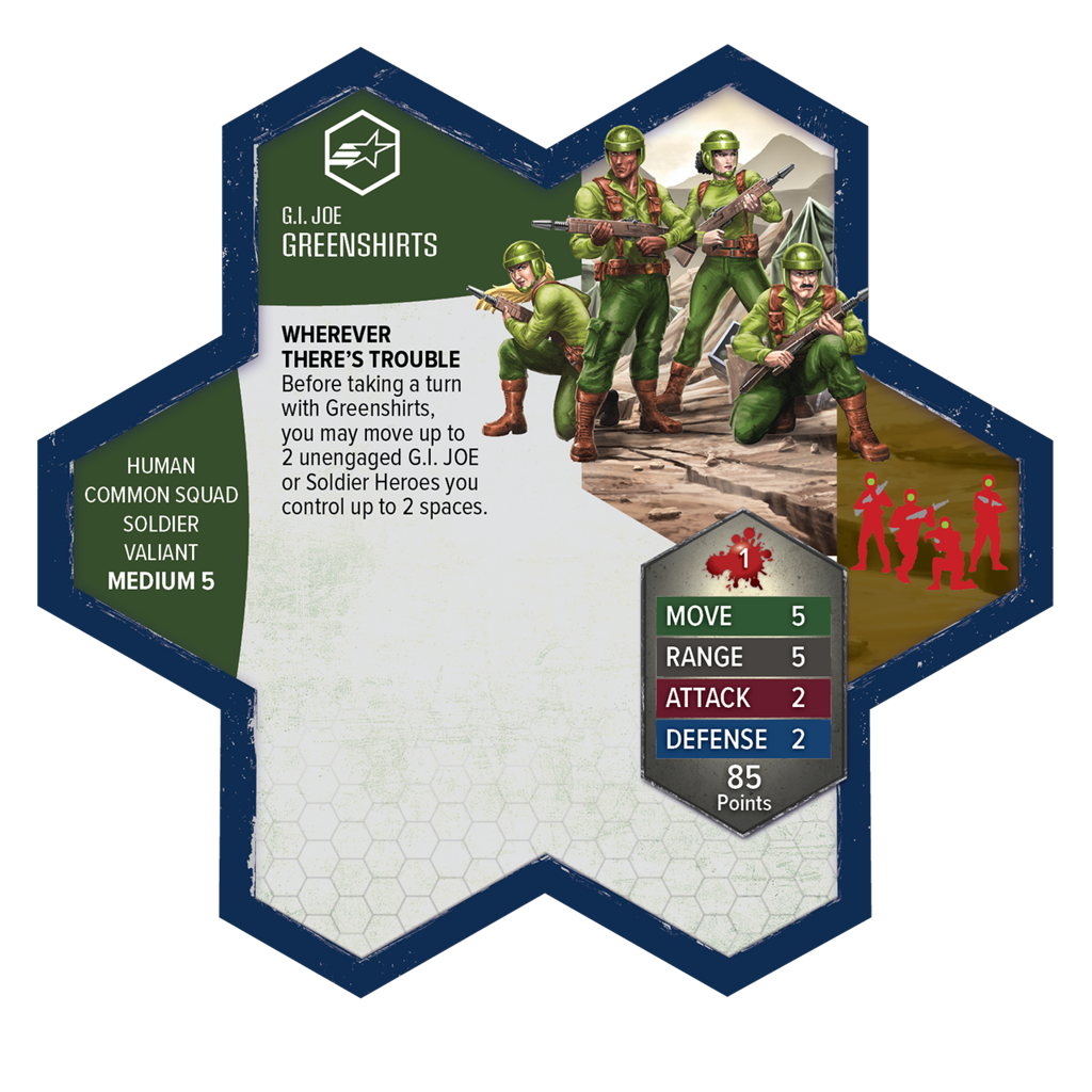 Heroscape: G.I. Joe Greenshirts and Battle Copter Army Expansion
