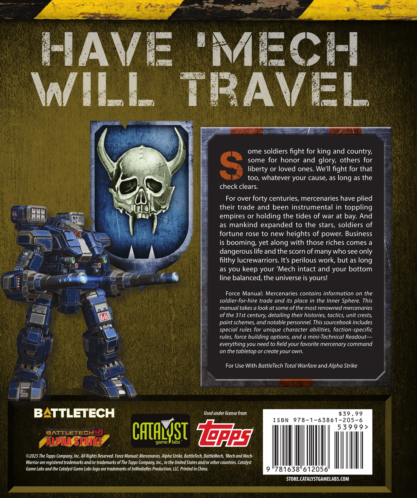 Battletech: Force Manual Mercenaries
