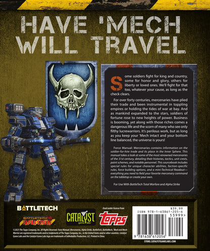 Battletech: Force Manual Mercenaries