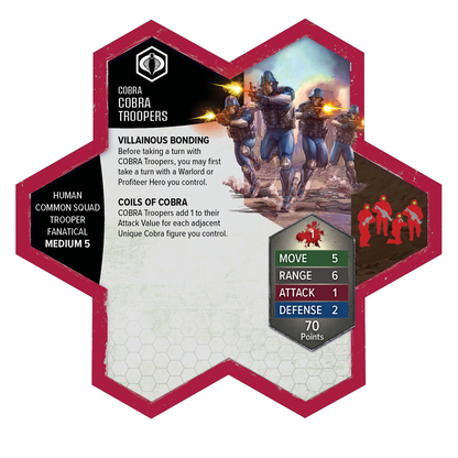 Heroscape: G.I. Joe Cobra Troopers and Cobra Flight Pod Army Expansion