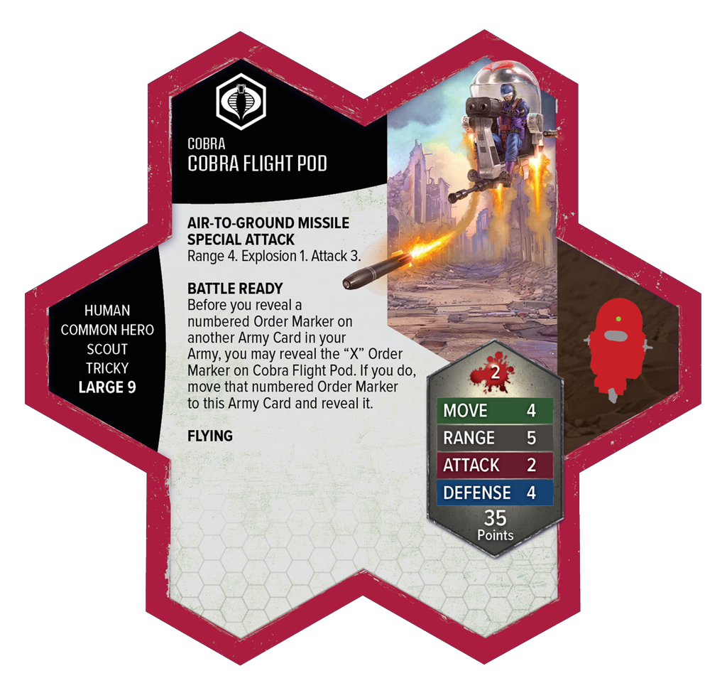 Heroscape: G.I. Joe Cobra Troopers and Cobra Flight Pod Army Expansion