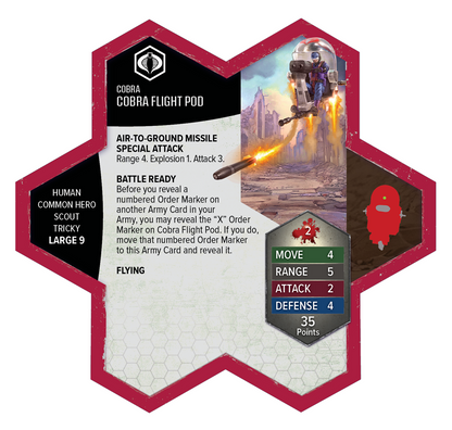 Heroscape: G.I. Joe Cobra Troopers and Cobra Flight Pod Army Expansion