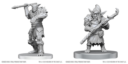 D&D Nolzur’s Marvelous Miniatures: W28 Bugbear Stalker & Goblin Hexer