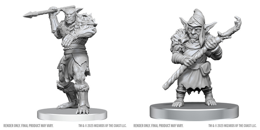 D&D Nolzur’s Marvelous Miniatures: W28 Bugbear Stalker & Goblin Hexer