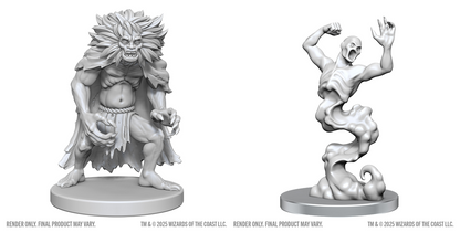 D&D Nolzur’s Marvelous Miniatures: W28 Classic Wight & Classic Wraith