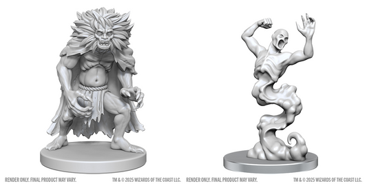 D&D Nolzur’s Marvelous Miniatures: W28 Classic Wight & Classic Wraith