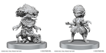 Deep Cuts Unpainted Miniatures: W28 Fungus Leshy and Seaweed Leshy