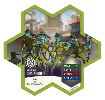 Heroscape: Chain Gruts and Ramosaur Rider Army Expansion