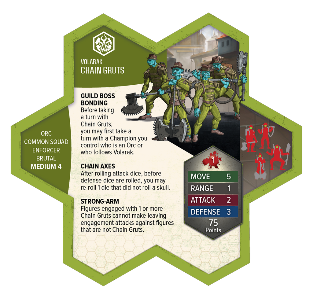 Heroscape: Chain Gruts and Ramosaur Rider Army Expansion