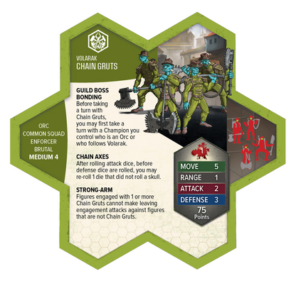 Heroscape: Chain Gruts and Ramosaur Rider Army Expansion