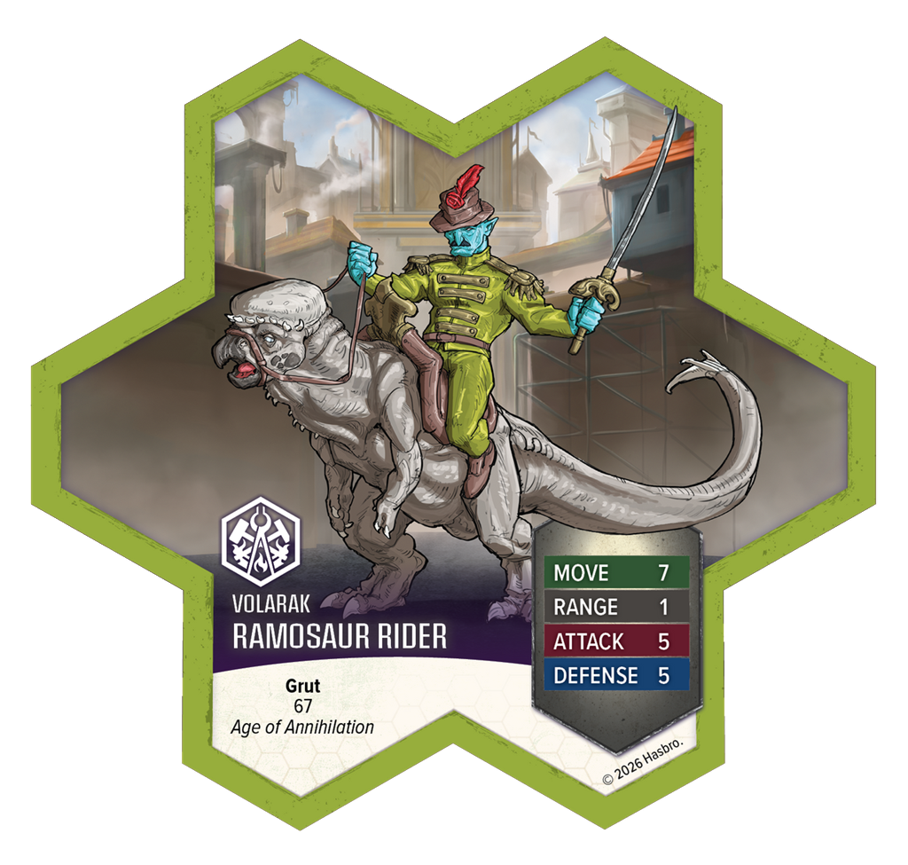 Heroscape: Chain Gruts and Ramosaur Rider Army Expansion