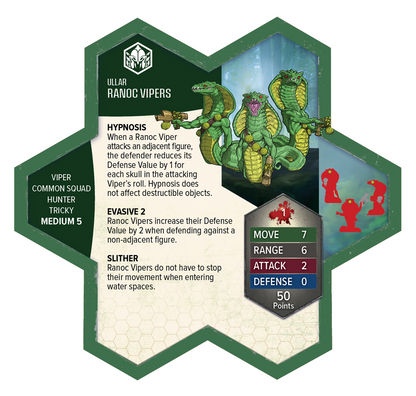 Heroscape: Elites of Ullar and Ranoc Vipers Army Expansion