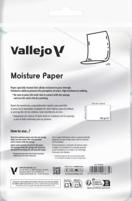 Vallejo Wet Palette Moisture Paper Sheets (30ct)