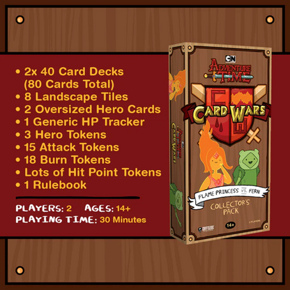Adventure Time Card Wars: Collector's Pack, Flame Princess vs Fern