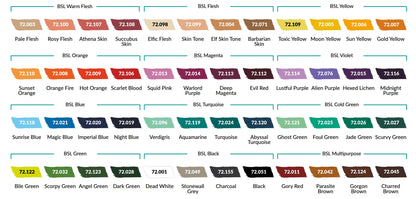 Vallejo Color BSL System Paint Set